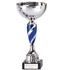 Saturn Silver & Blue Presentation Cup