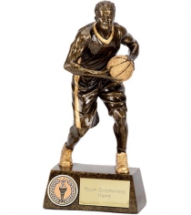 Pinnacle Male Basketball Trophy in 2 Sizes