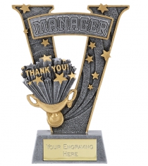 V Series Manager & Coach Thank you Trophy