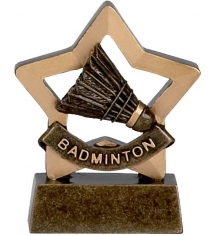 Mini Stars Badminton Trophy in 1 Size