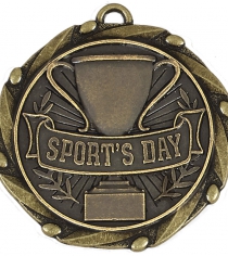 Sports Day Medal With Ribbon