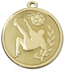 Galaxy 45mm Football Medal in Gold & Silver