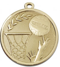 Galaxy 45mm Netball Medal