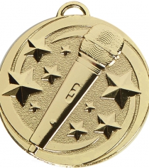 Target 50mm Microphone Medal