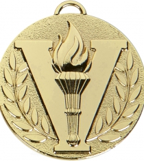 Target 50mm Victory Torch Medal