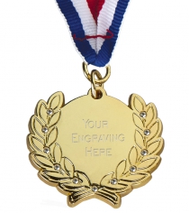 Diamond Medals With Ribbon