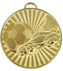 Helix Boot & Ball 60mm Football Medal