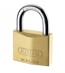 Abus 65 Series Brass Padlocks in 8 Sizes