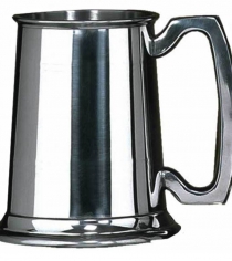 1/2 & 1 Pint Devon Pewter Tankard Polished