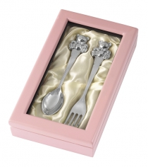 Teddy Bear Spoon & Fork Set