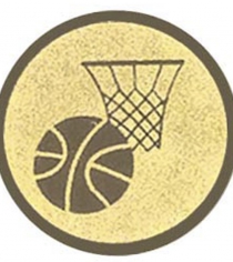 Basketball, Foil Centre in Gold, Silver & Bronze