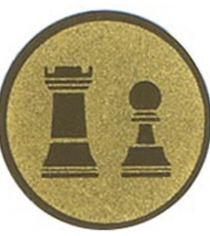Chess, Foil Centre in Gold, Silver & Bronze