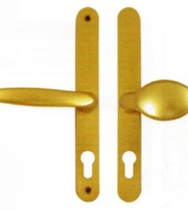 Fullex Lever/Pad Door Handle 68mm Centres Without Snib