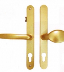 Fullex Lever/Pad Door Handle 68mm Centres With Snib