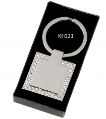 Diamond Square Key Ring