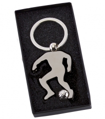 Footballer key ring