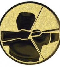 Archery Metal Centre Disc in Gold, Silver & Bronze