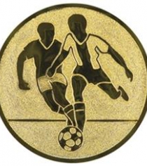 Football Metal Centre Disc in Gold, Silver & Bronze