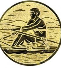 Rowing Metal Centre in Gold, Silver & Bronze