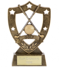 Shieldstar Golf Trophy