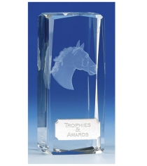 Clarity Horse Crystal