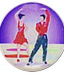 Dance disco couple P032