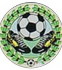 Football Boots & Ball In Wreath P469