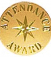 Attendance Award Gold P756