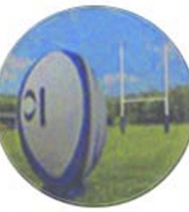 Rugby Ball With Posts P967