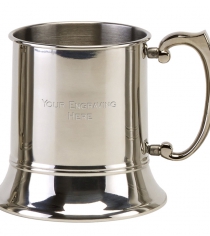 1 Pint Stainless Steel Tankard Polished Finish