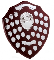 Triumph Silver Annual Shield with  scroll