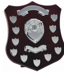Champion Silver Annual Shield with Scrolls
