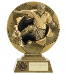 Xplode 2D Male Footballer Trophy in 4 Sizes
