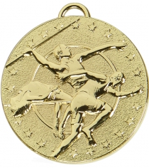 Target 50mm Track & Field Medal in Gold, Silver & Bronze