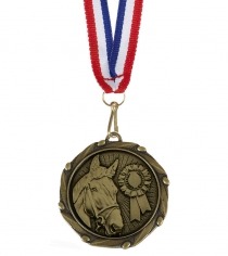 Equestrian Combo Medal With Free Ribbon