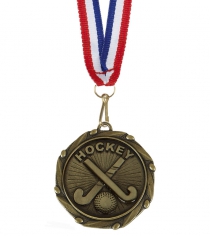 Hockey Combo Medal With Free Ribbon