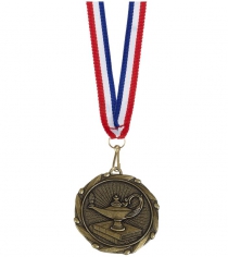 Academic Combo Medal With Ribbon