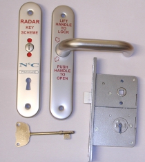 N & C Phlexicare RADAR Lockset