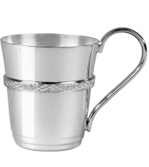Silver Plated Celtic Mounted Child's Cup