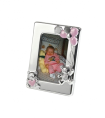 Pink Teddy Photo Frame